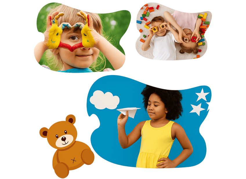 Children enjoying creative play, sensory therapy, and developmental activities at Jaipur Child Development Center